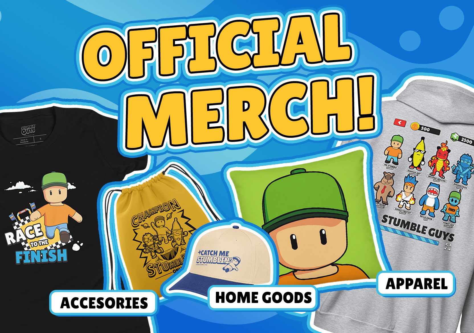 The Official Stumble Guys Merch Store is here!